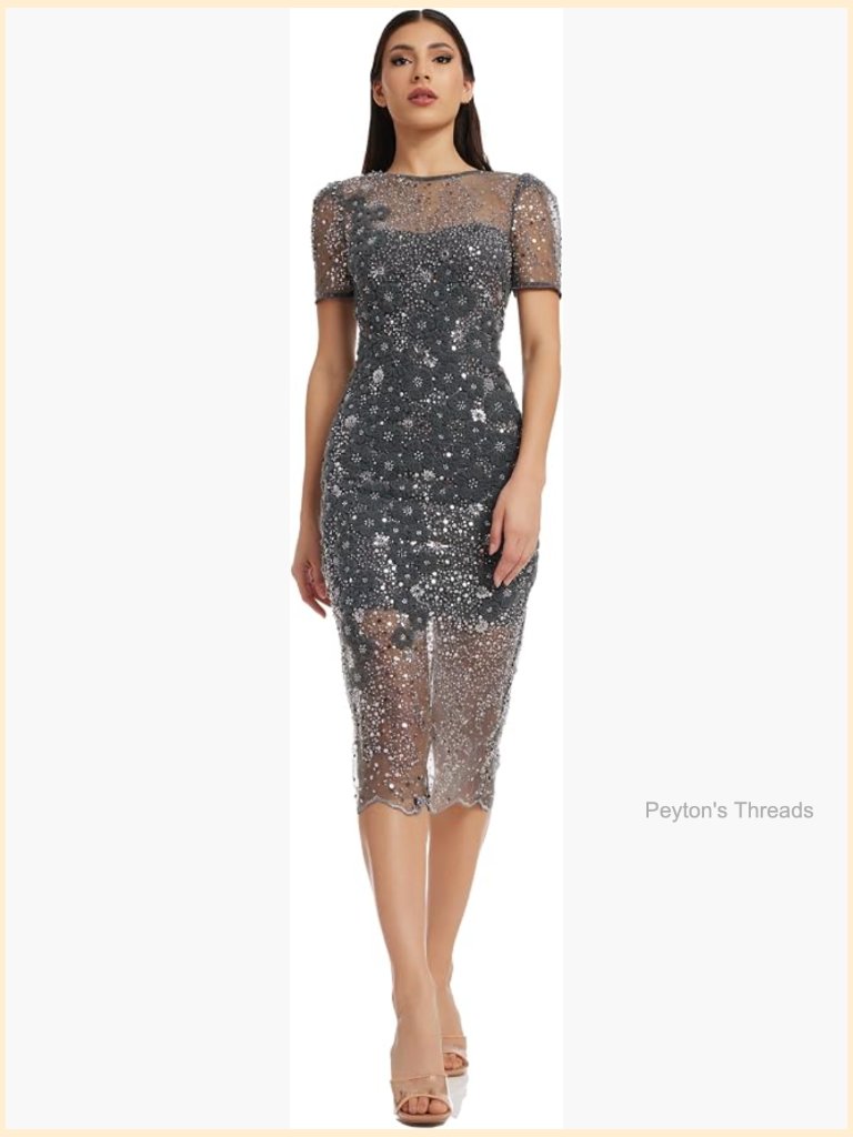 Dress The Population Lia Bodycon Midi Dress Special Occasion